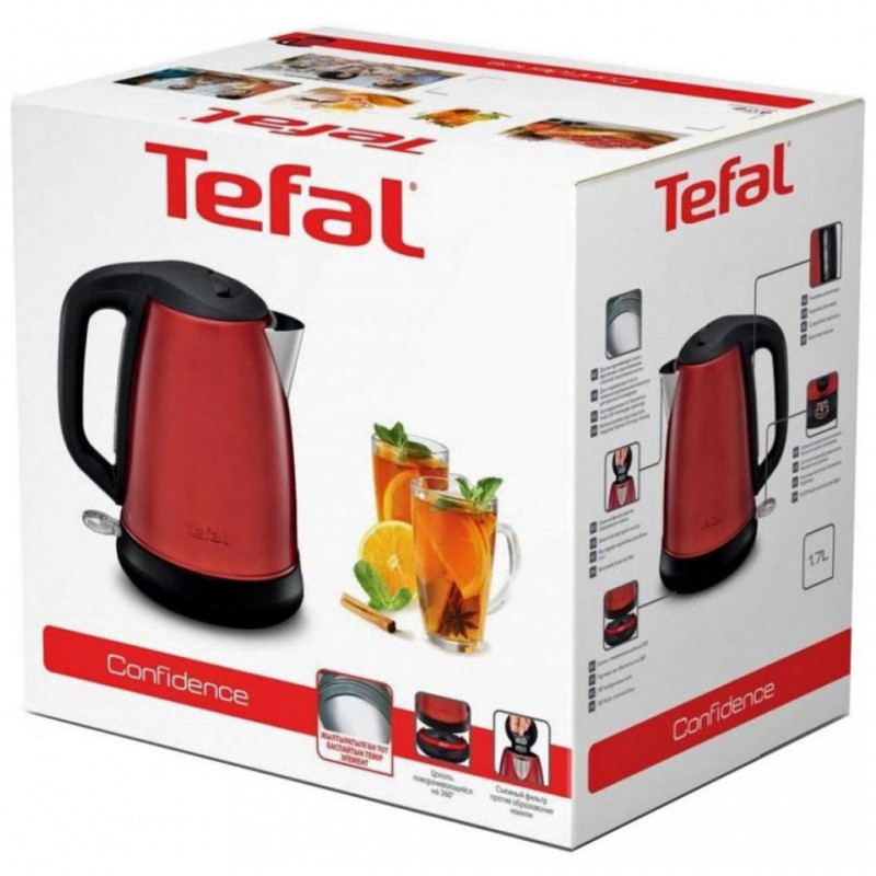 Електрочайник Tefal KI270530 Confidence Red