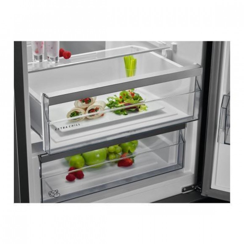 Холодильник із морозильною камерою AEG RCB736E5MX