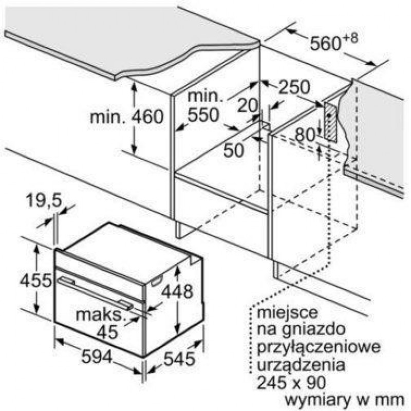 Мікрохвильова піч Bosch CFA634GS1