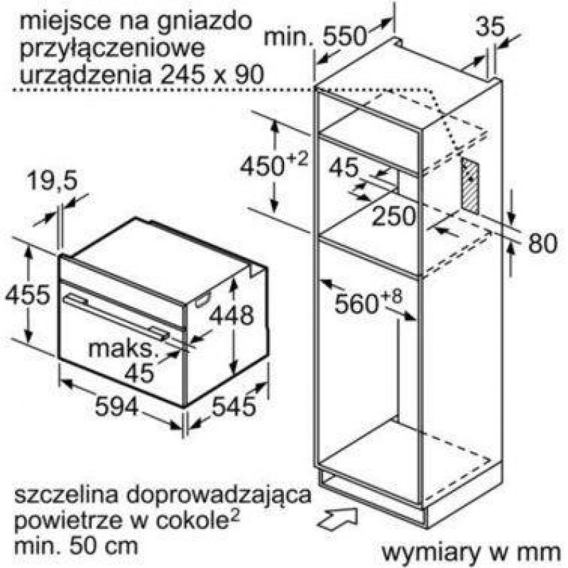 Мікрохвильова піч Bosch CFA634GS1