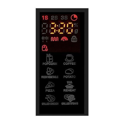Мікрохвильова піч з грилем Amica AMGF23E1GB