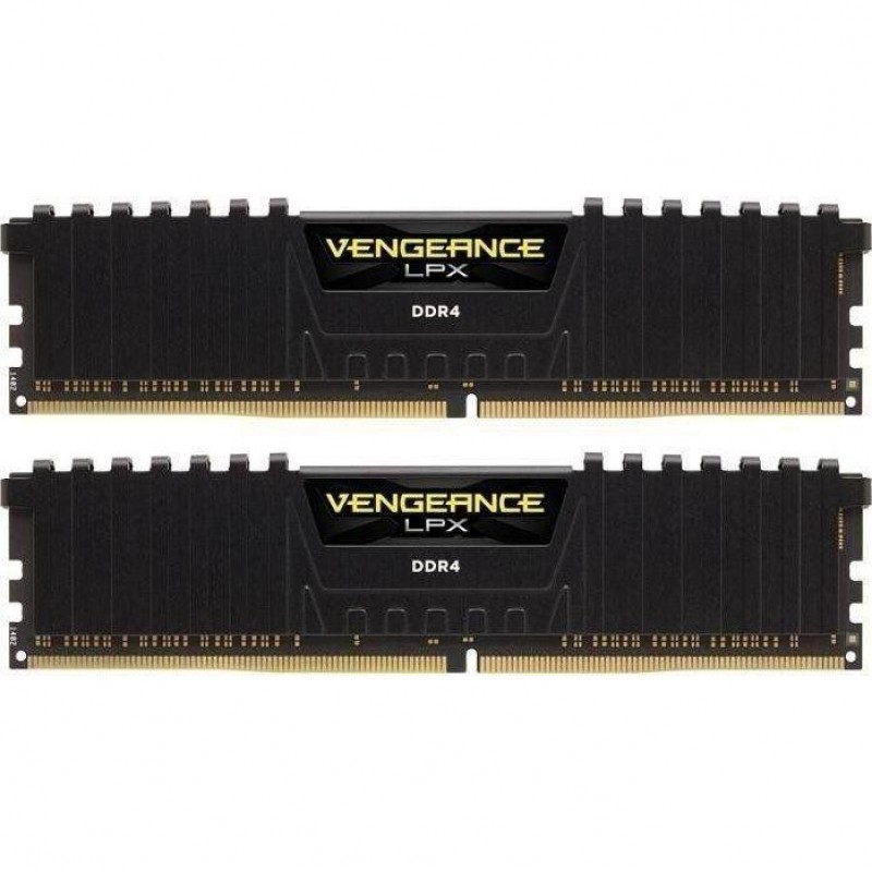 Оперативна пам'ять Corsair 64 GB (2x32GB) DDR4 3200 MHz Vengeance LPX (CMK64GX4M2E3200C16)