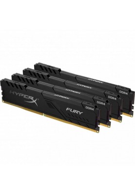 Пам'ять HyperX 64 GB (4x16GB) DDR4 3466 MHz FURY Black (HX434C17FB4K4/64)