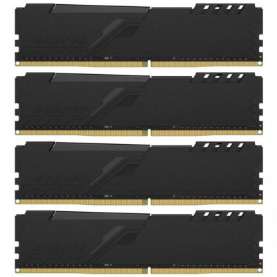 Пам'ять HyperX 64 GB (4x16GB) DDR4 3466 MHz FURY Black (HX434C17FB4K4/64)