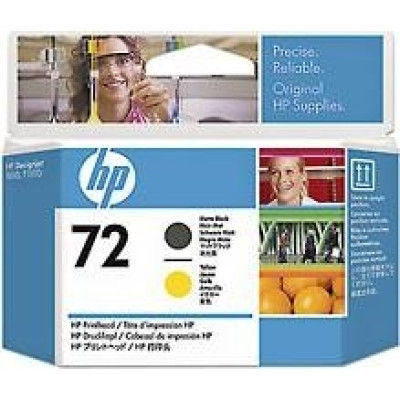 Друкувальна головка HP 72 Matt Black/Yellow (C9384A)