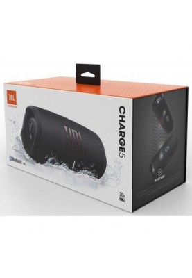 Портативна колонка JBL Charge 5 Midnight Black (JBLCHARGE5BLK)