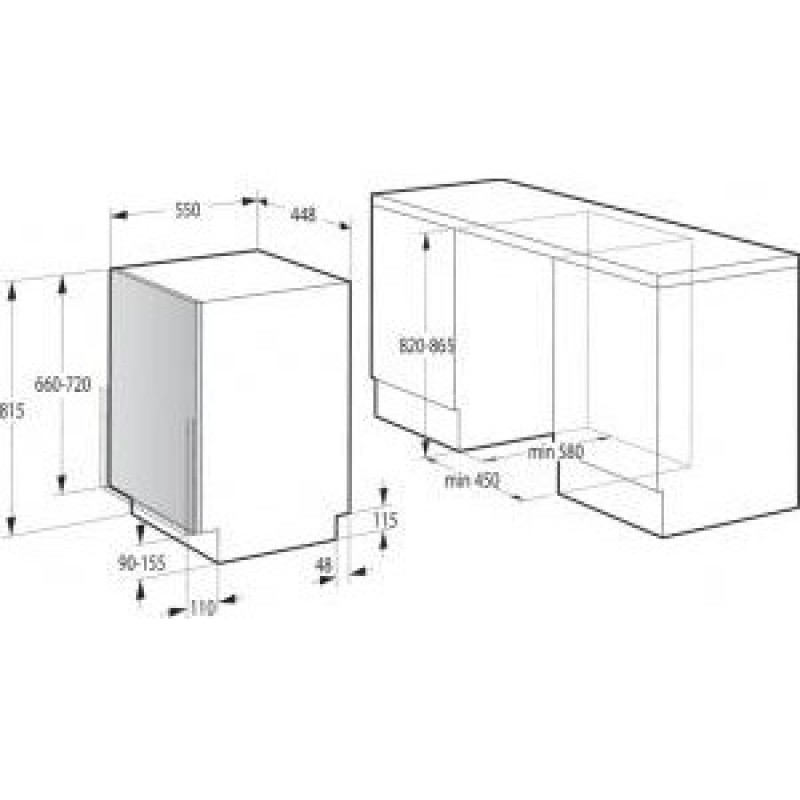 Посудомийна машина Gorenje GV520E11