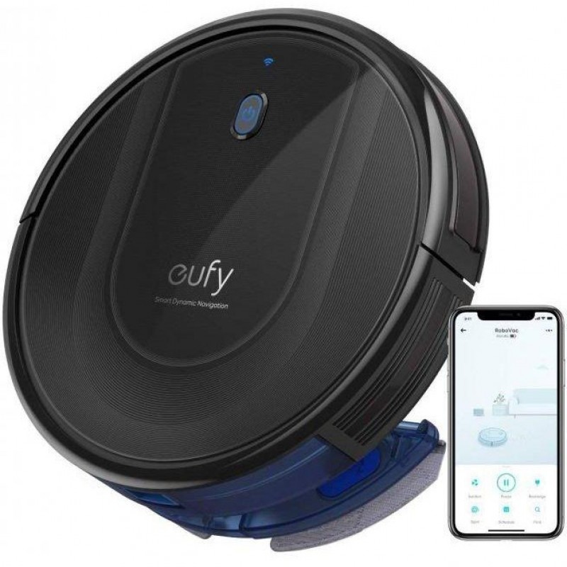 Робот-пилосос з вологим прибиранням Eufy RoboVac G10 Hybrid Black (T2150F11)