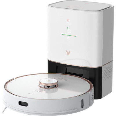 Робот пилосос з вологим прибиранням Viomi S9 White