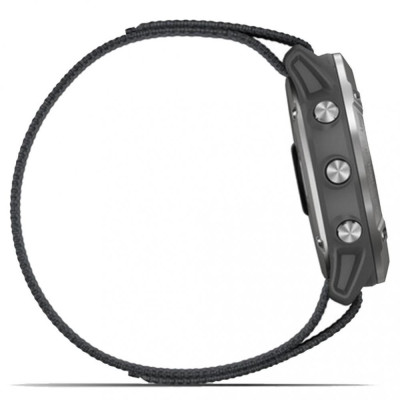Смарт-годинник Garmin Enduro Steel with Gray UltraFit Nylon Strap (010-02408-00/10)