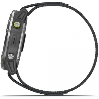 Смарт-годинник Garmin Enduro Steel with Gray UltraFit Nylon Strap (010-02408-00/10)