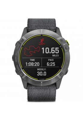 Смарт-часы Garmin Enduro Steel with Gray UltraFit Nylon Strap (010-02408-00/10)