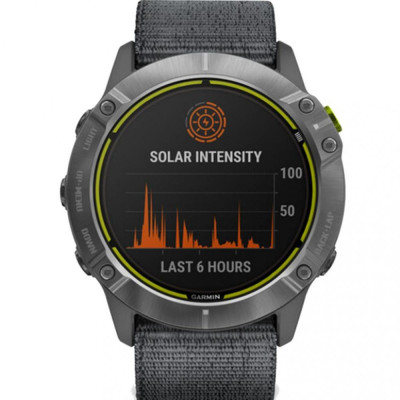 Смарт-годинник Garmin Enduro Steel with Gray UltraFit Nylon Strap (010-02408-00/10)
