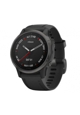 Смарт-часы Garmin Fenix 6S Sapphire Сarbon Grey DLC with Black Band (010-02159-24)