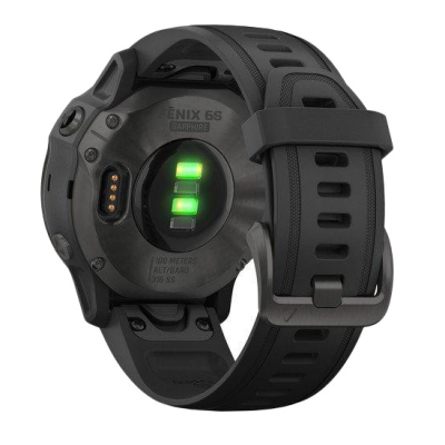 Смарт-годинник Garmin Fenix 6S Sapphire Сarbon Grey DLC with Black Band (010-02159-24)
