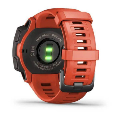 Смарт-годинник Garmin Instinct Solar Flame Red (010-02293-20)