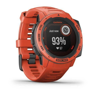 Смарт-годинник Garmin Instinct Solar Flame Red (010-02293-20)