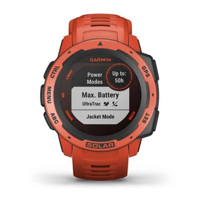 Смарт-годинник Garmin Instinct Solar Flame Red (010-02293-20)
