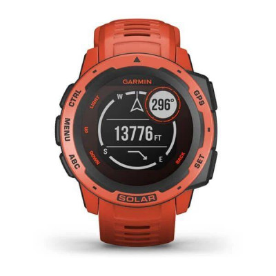 Смарт-годинник Garmin Instinct Solar Flame Red (010-02293-20)
