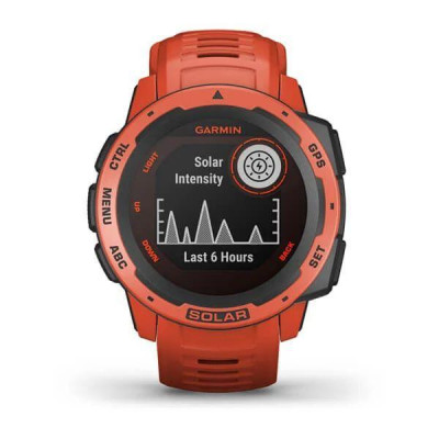Смарт-годинник Garmin Instinct Solar Flame Red (010-02293-20)