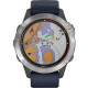 Смарт-годинник Garmin quatix 6 Gray with Captain Blue Band (010-02158-90/010-02158-91)