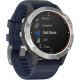 Смарт-годинник Garmin quatix 6 Gray with Captain Blue Band (010-02158-90/010-02158-91)