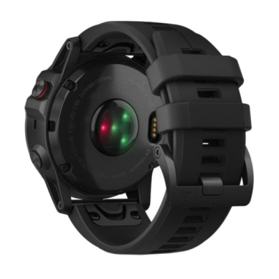 Спортивний годинник Garmin Fenix 5x Plus Sapphire Black with Black Band (010-01989-01)