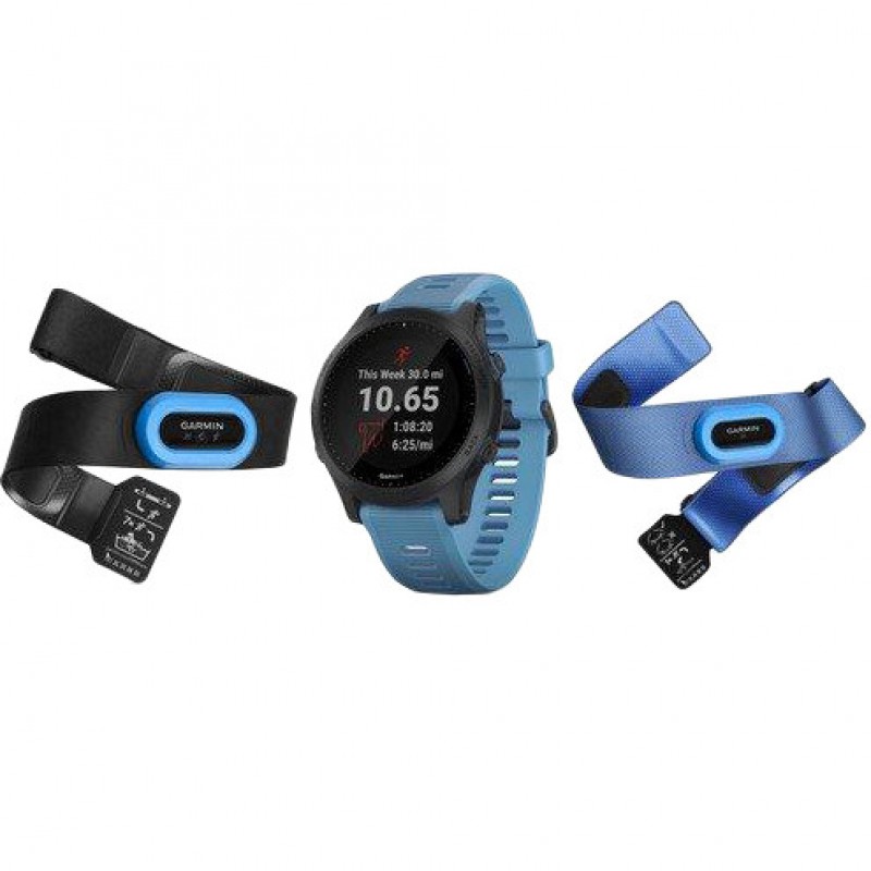 Спортивний годинник Garmin Forerunner 945 HRM Bundle (010-02063-11/010-02063-10)