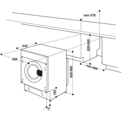 Пральна машина автоматична Whirlpool BI WDWG 861484 PL Пральна машина автоматична Whirlpool BI WDWG 861484 PL