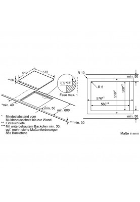 Варильна поверхня електрична Bosch PXE601DC1E