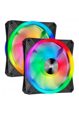 Вентилятор Corsair QL140 RGB 140mm PWM Dual Fan Kit RGB (CO-9050100-WW)