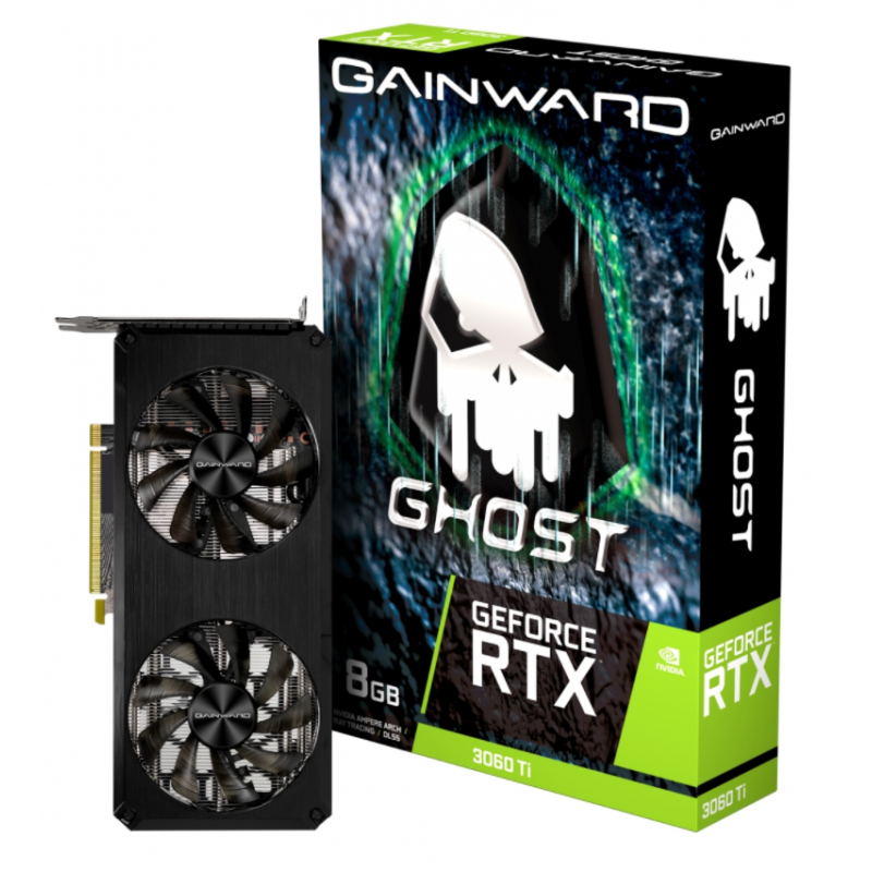 Відеокарта Gainward GeForce RTX 3060 Ti Ghost 8GB GDDR6 (471056224-2270)