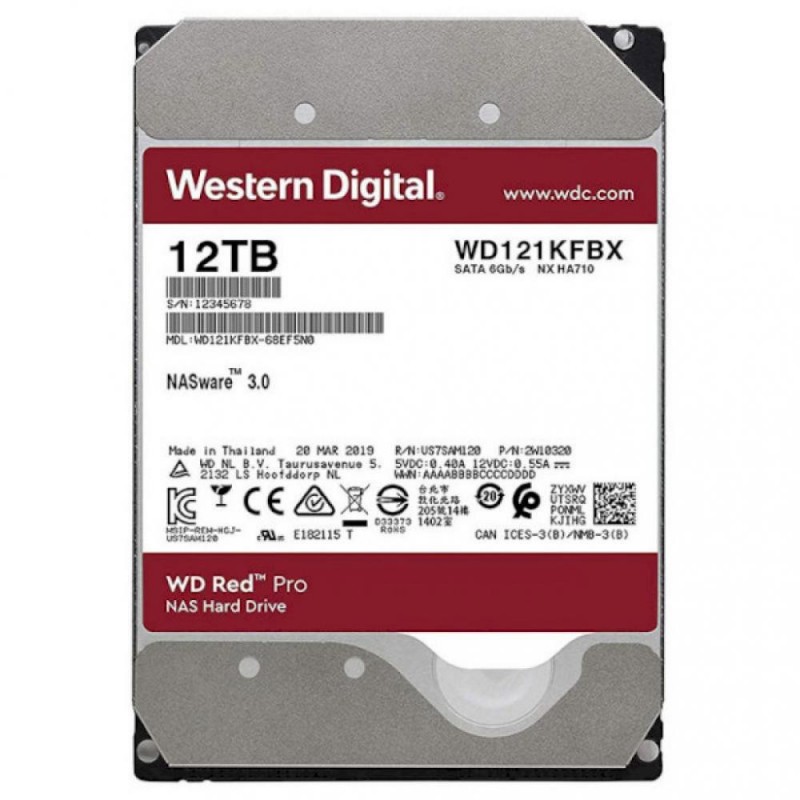 Жорсткий диск WD Red Pro 12 TB (WD121KFBX)