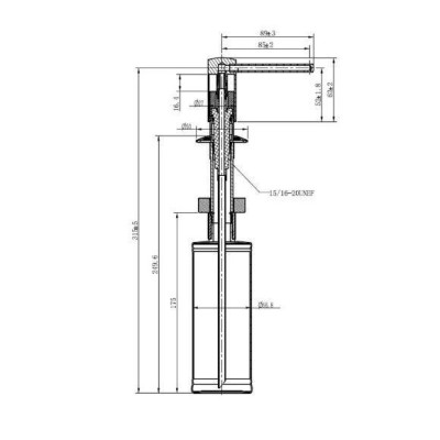 Дозатор для кухонного миття Franke Comfort 112.0652.763