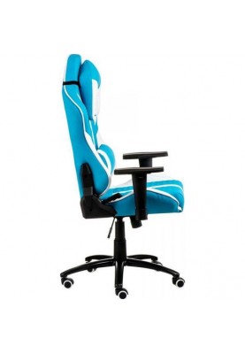 Комп'ютерне крісло для геймера Special4You ExtremeRace light blue/white (E6064)