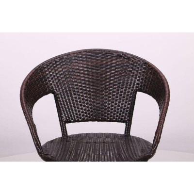 Крісло садове Art Metal Furniture Крісло Catalina коричневий ротанг (519695)