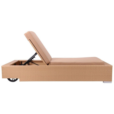 Лежак садовий шезлонг Art Metal Furniture Dolio Sand (516826)