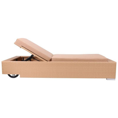 Лежак садовий шезлонг Art Metal Furniture Dolio Sand (516826)