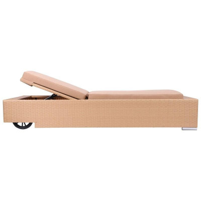 Лежак садовий шезлонг Art Metal Furniture Dolio Sand (516826)