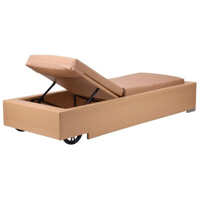 Лежак садовий шезлонг Art Metal Furniture Dolio Sand (516826)