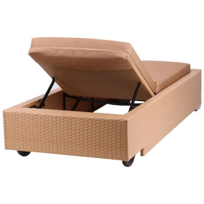 Лежак садовий шезлонг Art Metal Furniture Dolio Sand (516826)