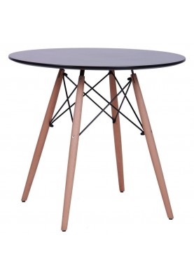 Нерозкладний стіл Art Metal Furniture Helis МДФ чорний (512040)