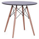 Нерозкладний стіл Art Metal Furniture Helis МДФ чорний (512040)