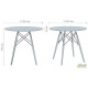 Нерозкладний стіл Art Metal Furniture Helis МДФ чорний (512040)