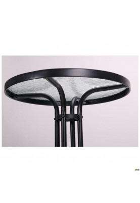 Нерозкладний стіл Art Metal Furniture Rico чорний, скло (519708)