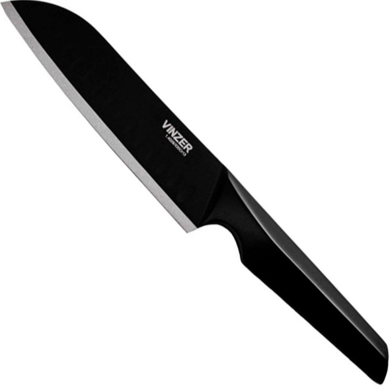 Ніж Santoku VINZER Geometry Nero line (89302)