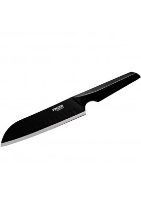 Ніж Santoku VINZER Geometry Nero line (89302)