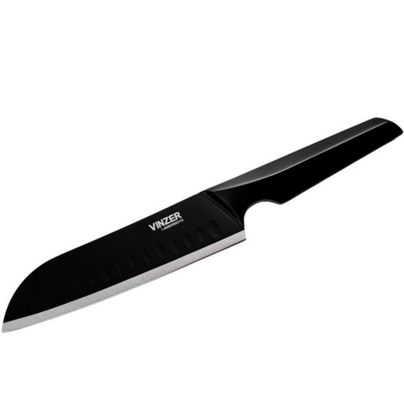 Ніж Santoku VINZER Geometry Nero line (89302)