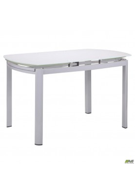 Розкладний стіл Art Metal Furniture Кассандра База білий/Скло білий (511328)