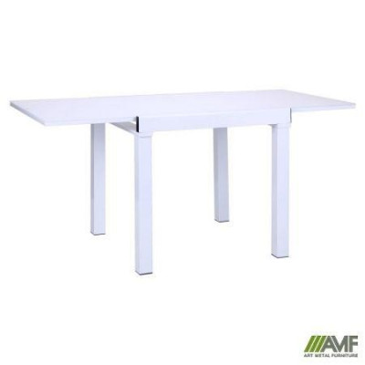 Розкладний стіл Art Metal Furniture Пірей білий/білий (511321)